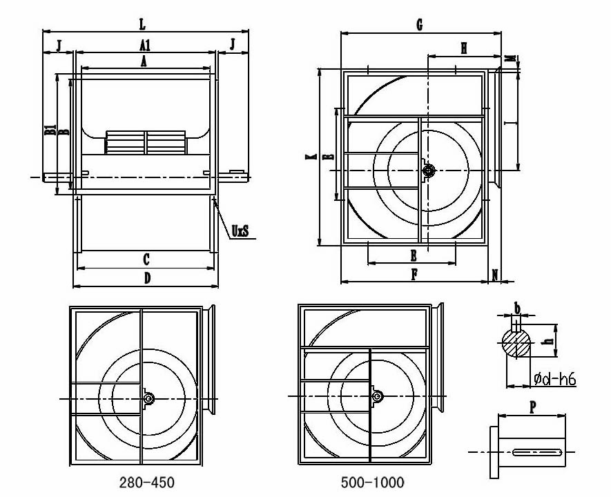 TAE系列低噪声离心通风机 TAE系列低噪声离心通风机